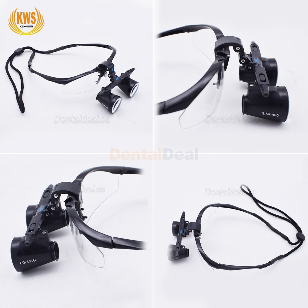 KWS FD-501G-2 2.5X/3.5X Dental Medical Surgical Binocular Loupe
